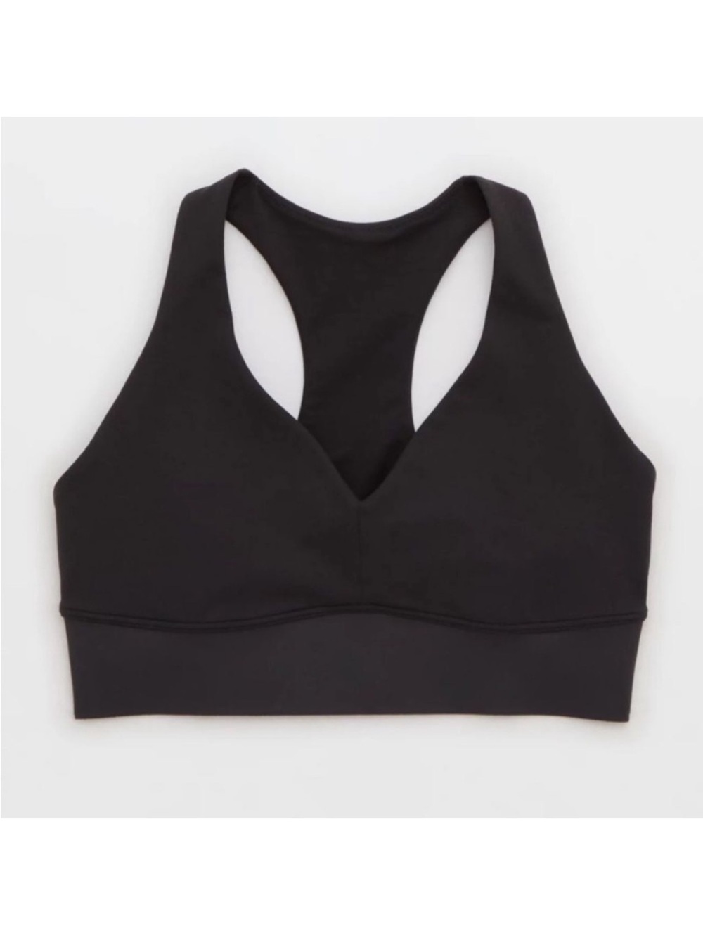 Aerie Sports Bra XXS Workout Black - Picture 2 of 8